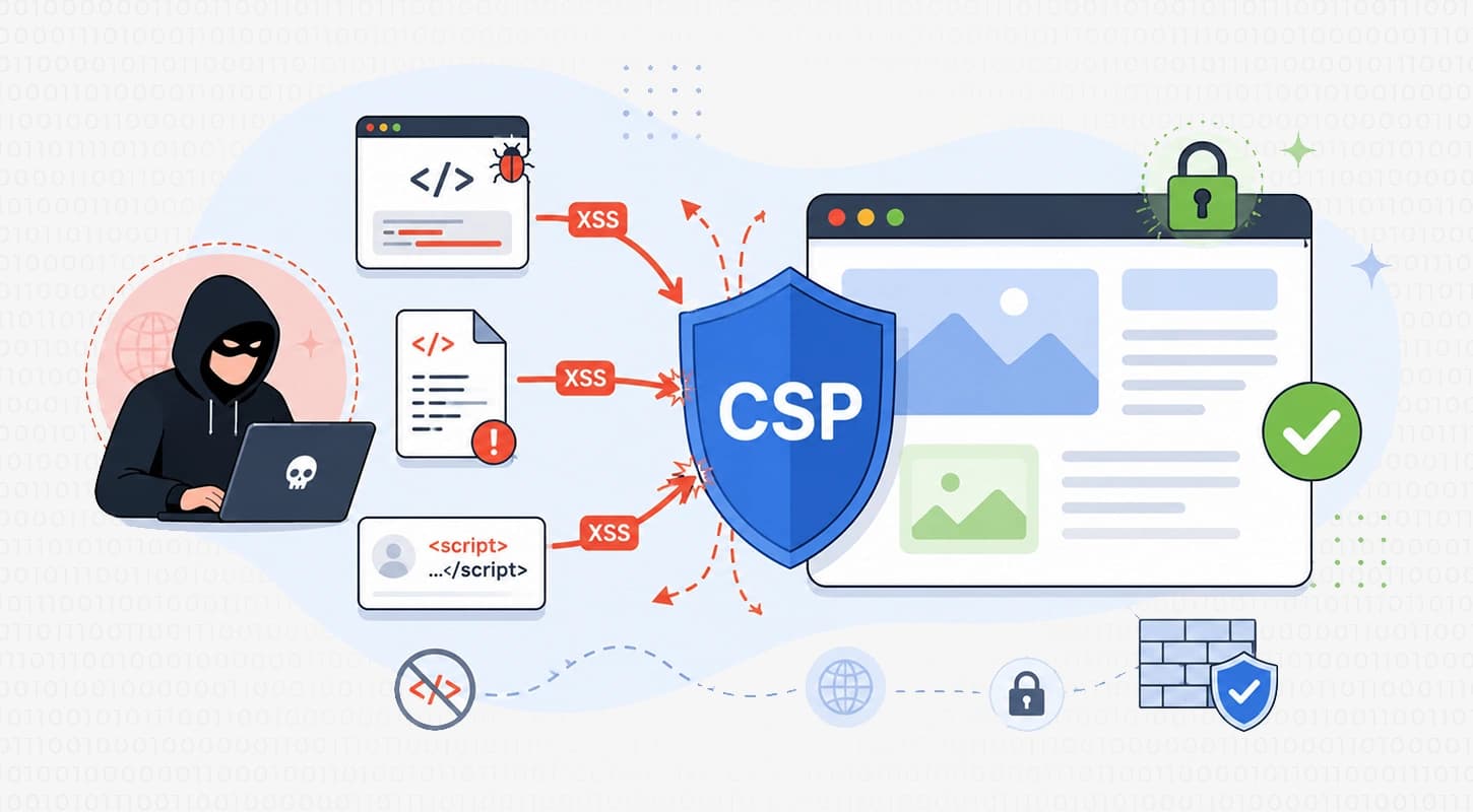 Content Security Policy (CSP) چیست و چگونه از حملات XSS جلوگیری می‌کند؟