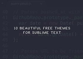 ۱۰ تم رایگان و زیبا برای Sublime Text