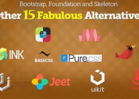 ۱۵ جایگزین افسانه ای برای Bootstrap، Foundation و Skeleton